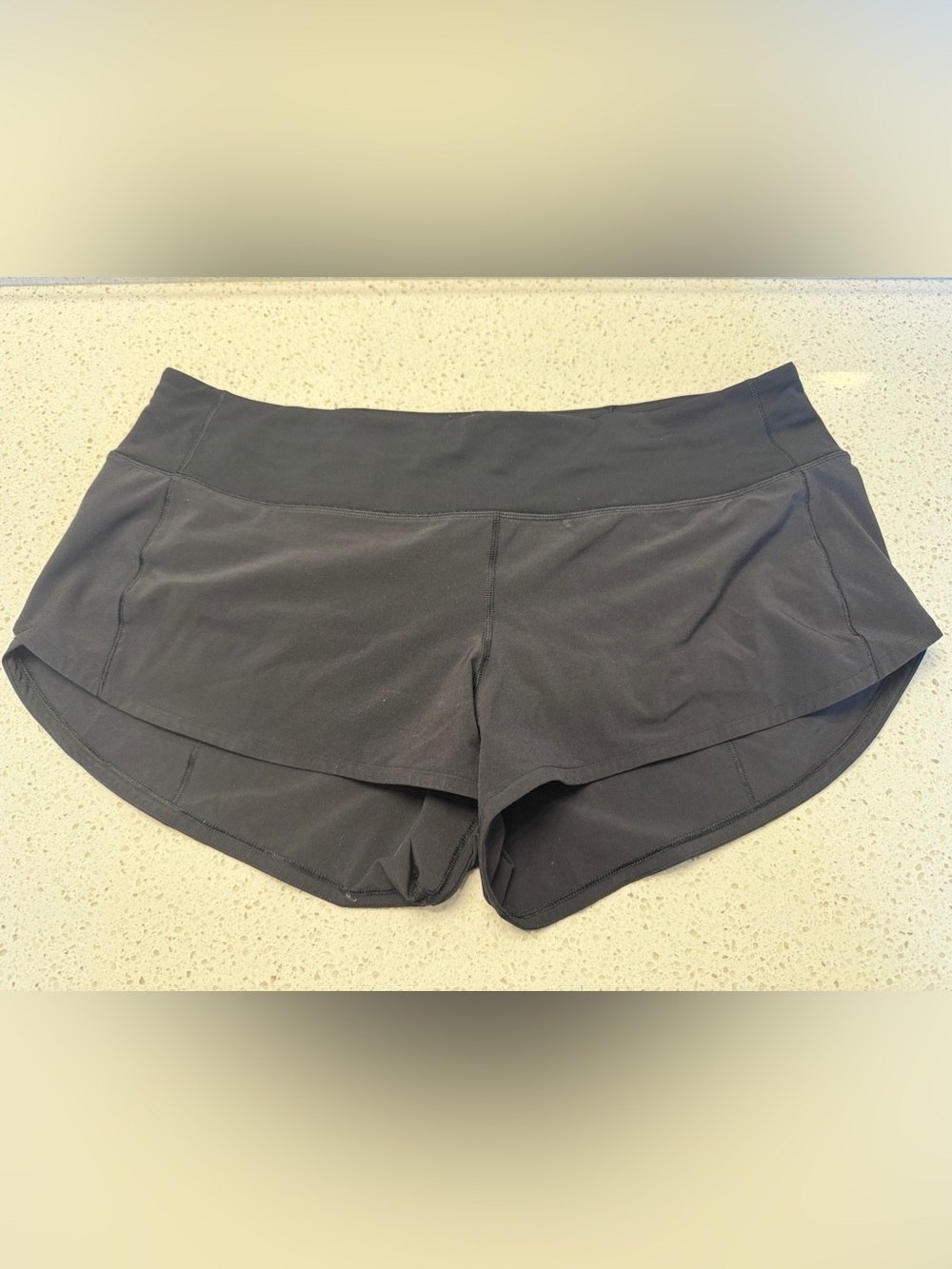 lululemon athletica Black Women's Athletic Shorts - High Waist Runner Style